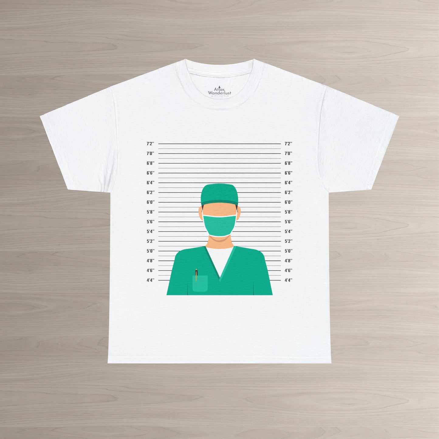 Dr. Mugshot T-Shirt, Funny Physician Tee