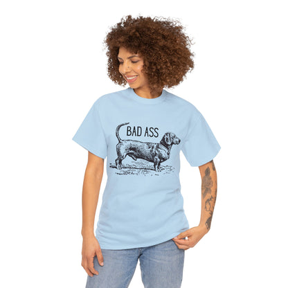 Dachshund T-Shirt Bad Ass Wiener Dog Tee