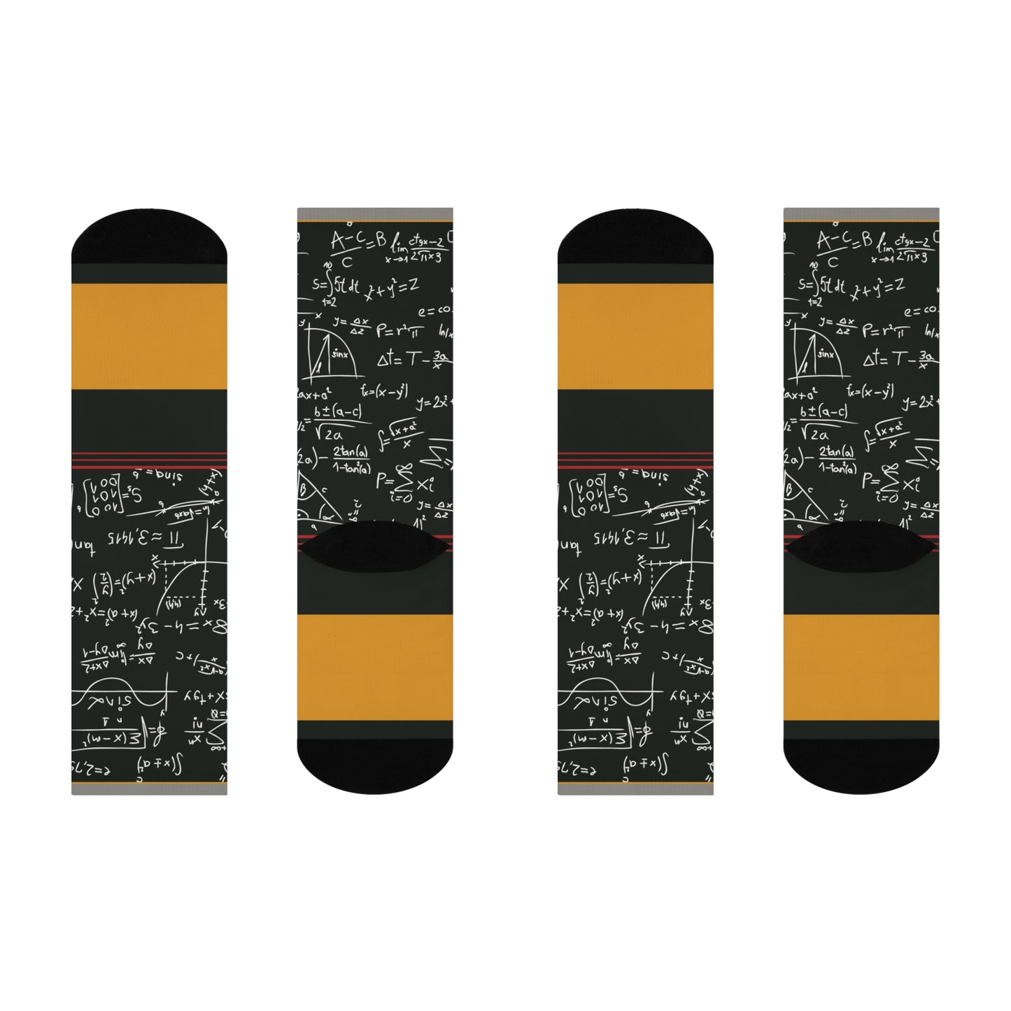 Math Teacher Socks Algebra Unisex Adult Stretchy Mid Calf Original