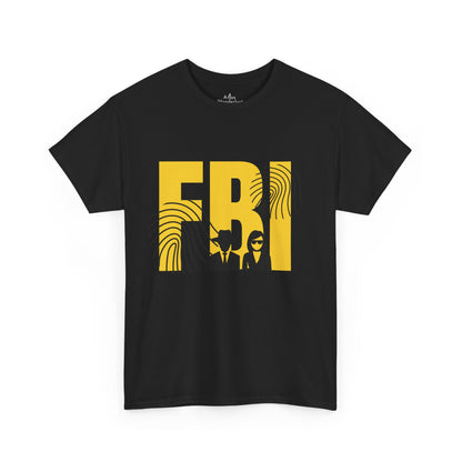 FBI Criminal Justice Short Sleeve Shirt Unisex Black