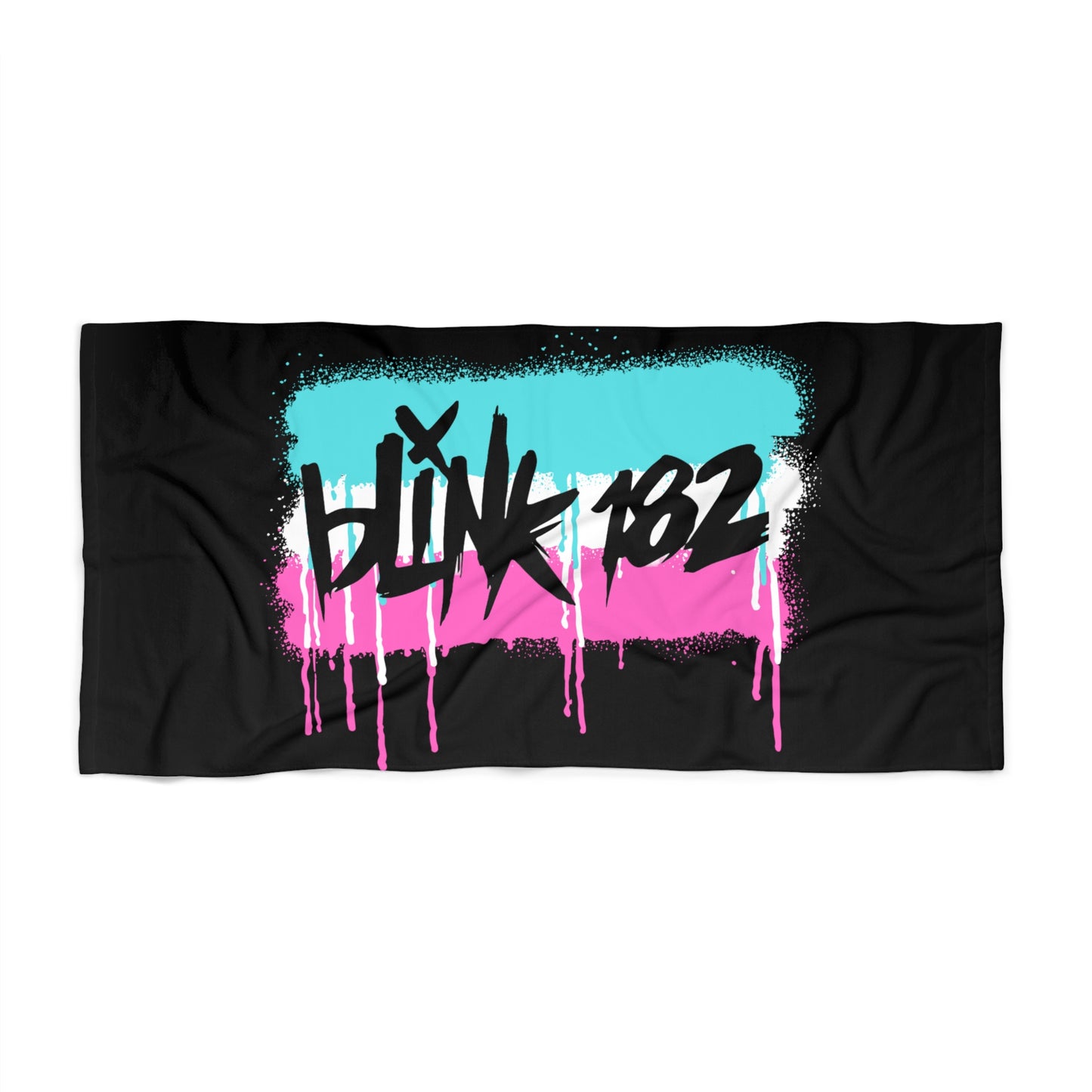 Blink 182 Beach Towel, Throwback to Old Blink