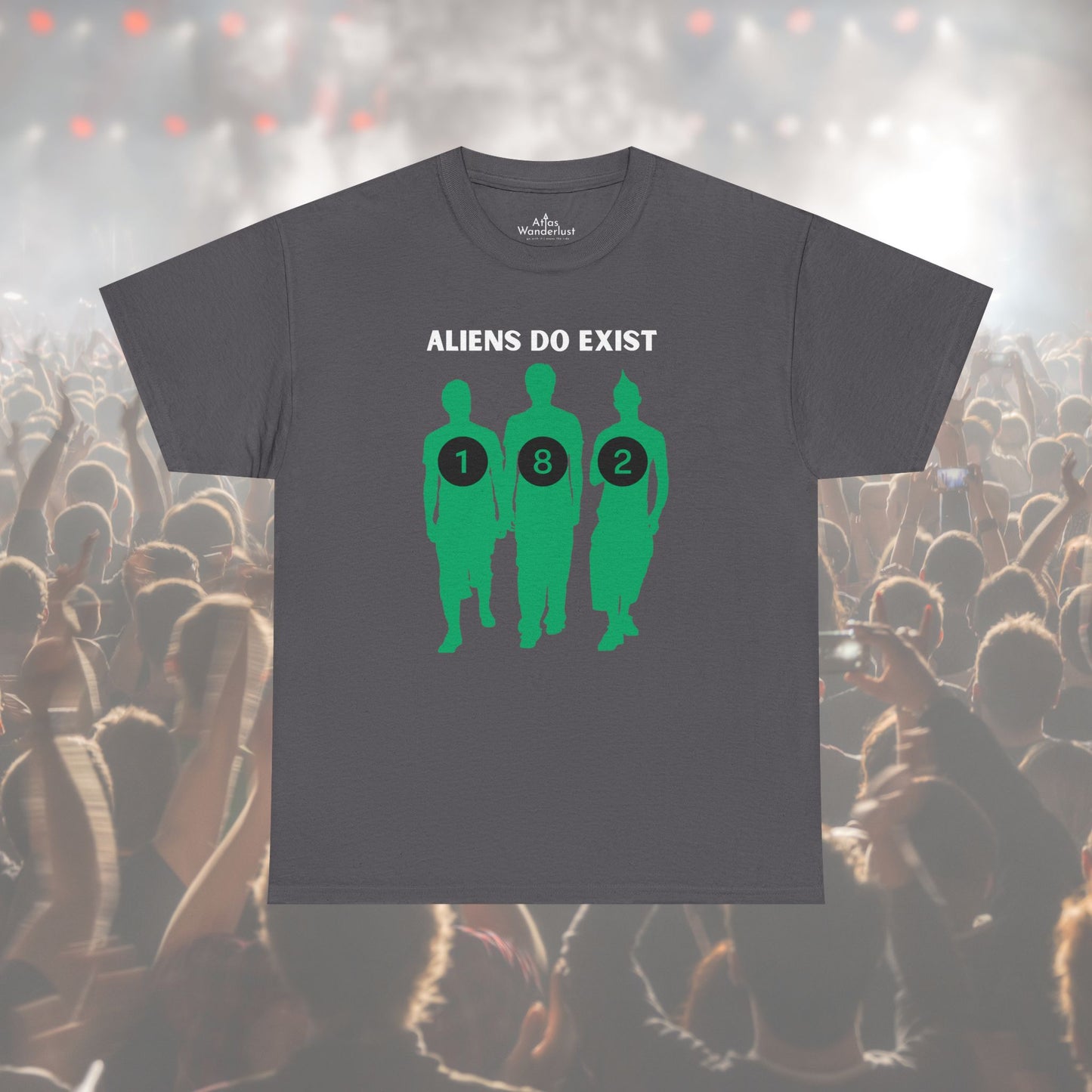 Blink 182 T- Shirt Aliens Exist Old School Punk Rock Tee Unisex