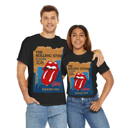 Rolling Stones T-Shirt Chicago Soldier Field Concert Unisex Classic Fit