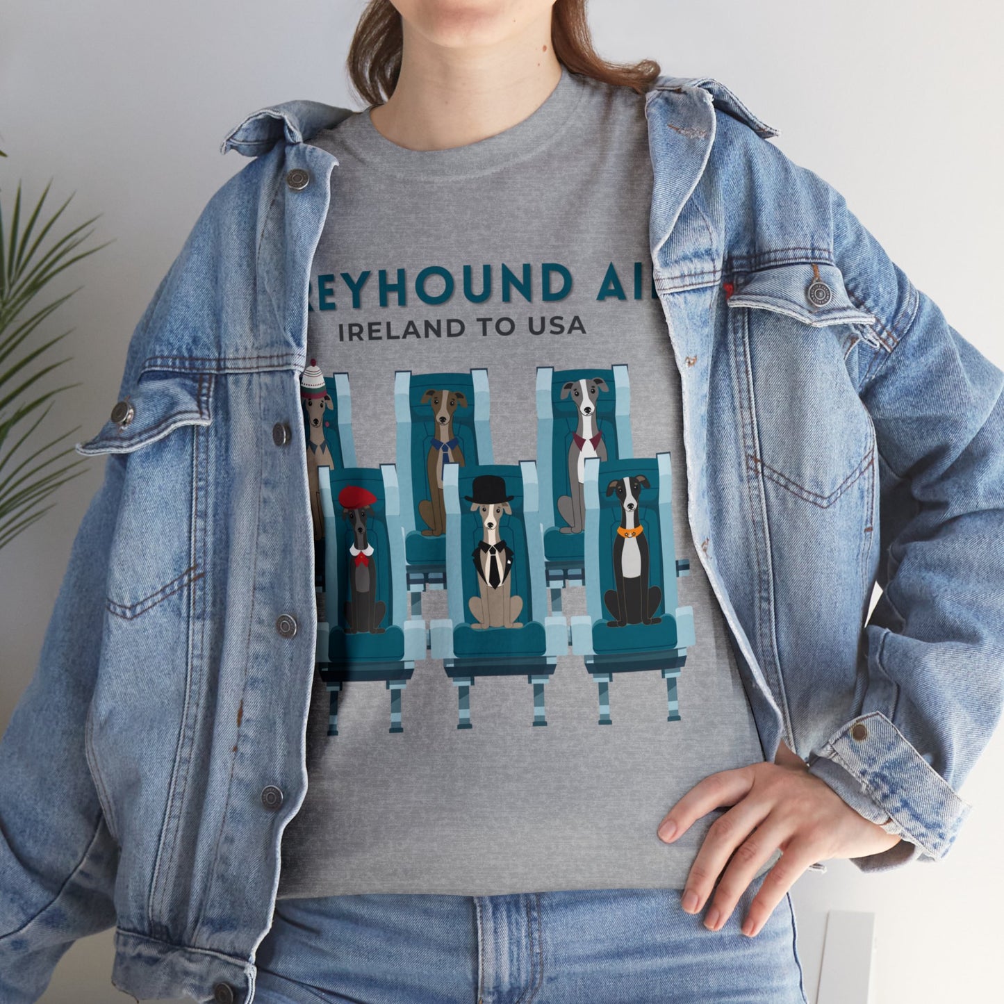 Greyhound Air Short Sleeve Shirt, Ireland to USA