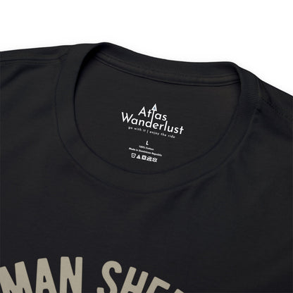 German Shepherd T-Shirt, Old- World Map Tee