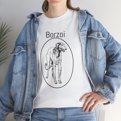 Borzoi T-Shirt, European Hound Tee
