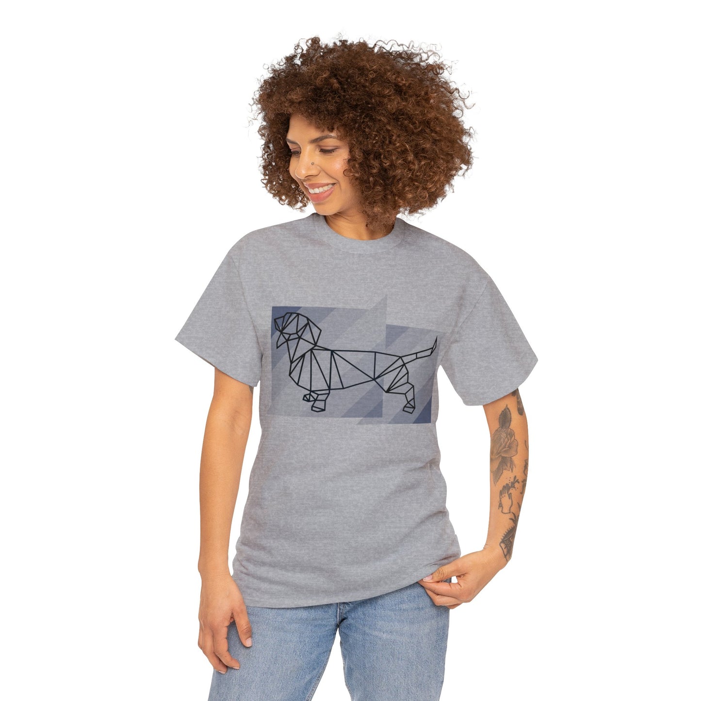 Dachshund T-Shirt, Origami Wiener Dog Tee