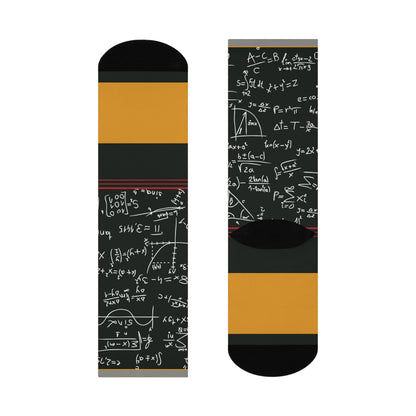 Math Teacher Socks Algebra Unisex Adult Stretchy Mid Calf Original
