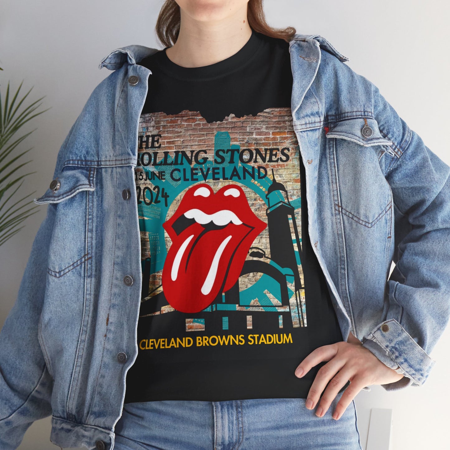 Rolling Stones T-Shirt Cleveland Concert Unisex Classic Fit