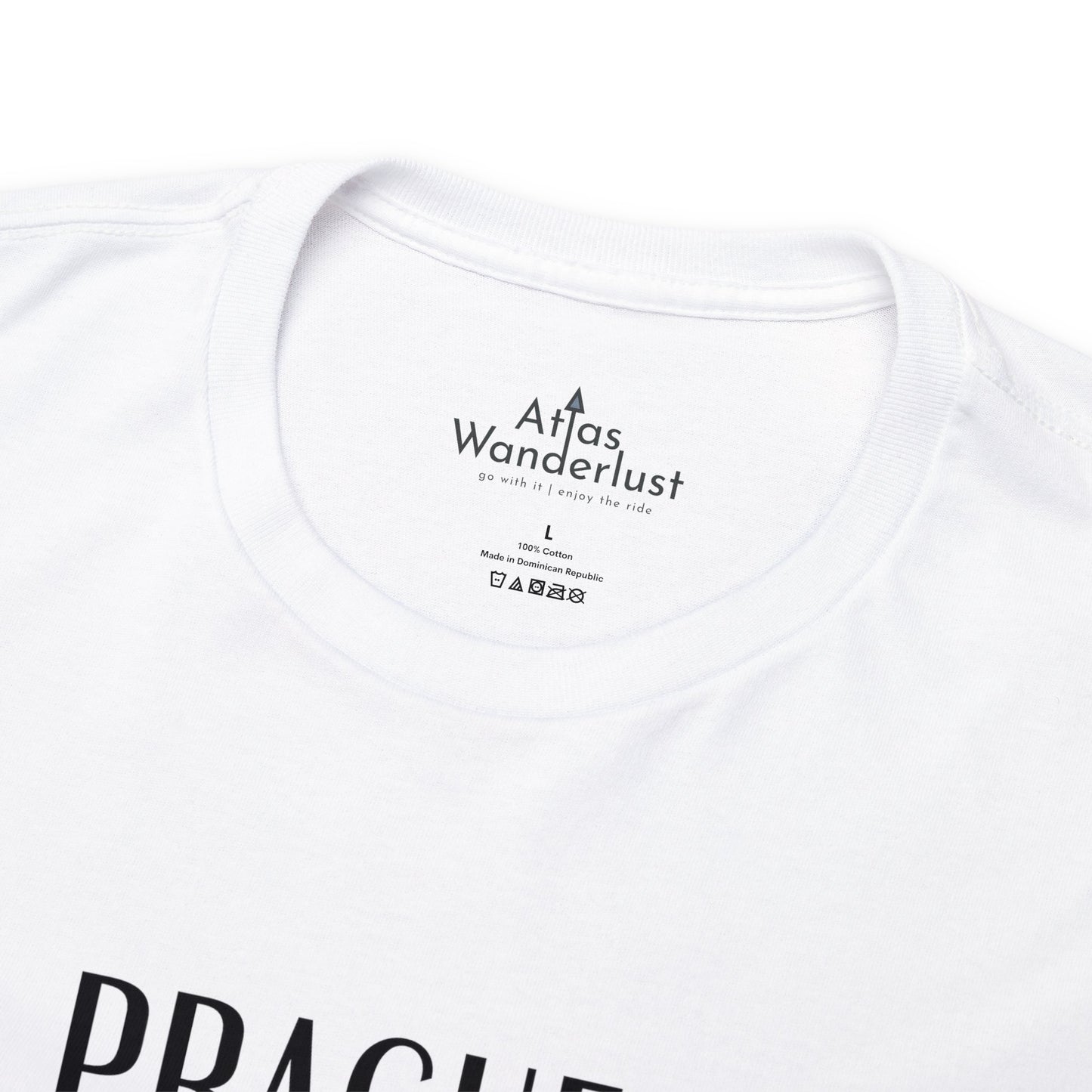 Prague Czech Republic Coordinates T-Shirt, Praha Tee