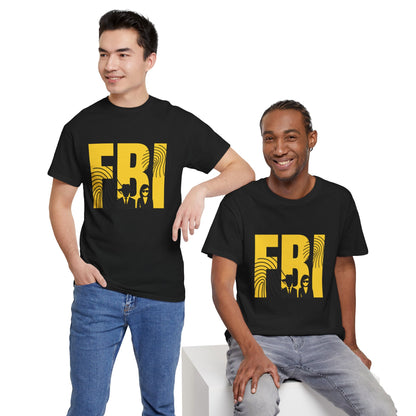 FBI Criminal Justice Short Sleeve Shirt Unisex Black