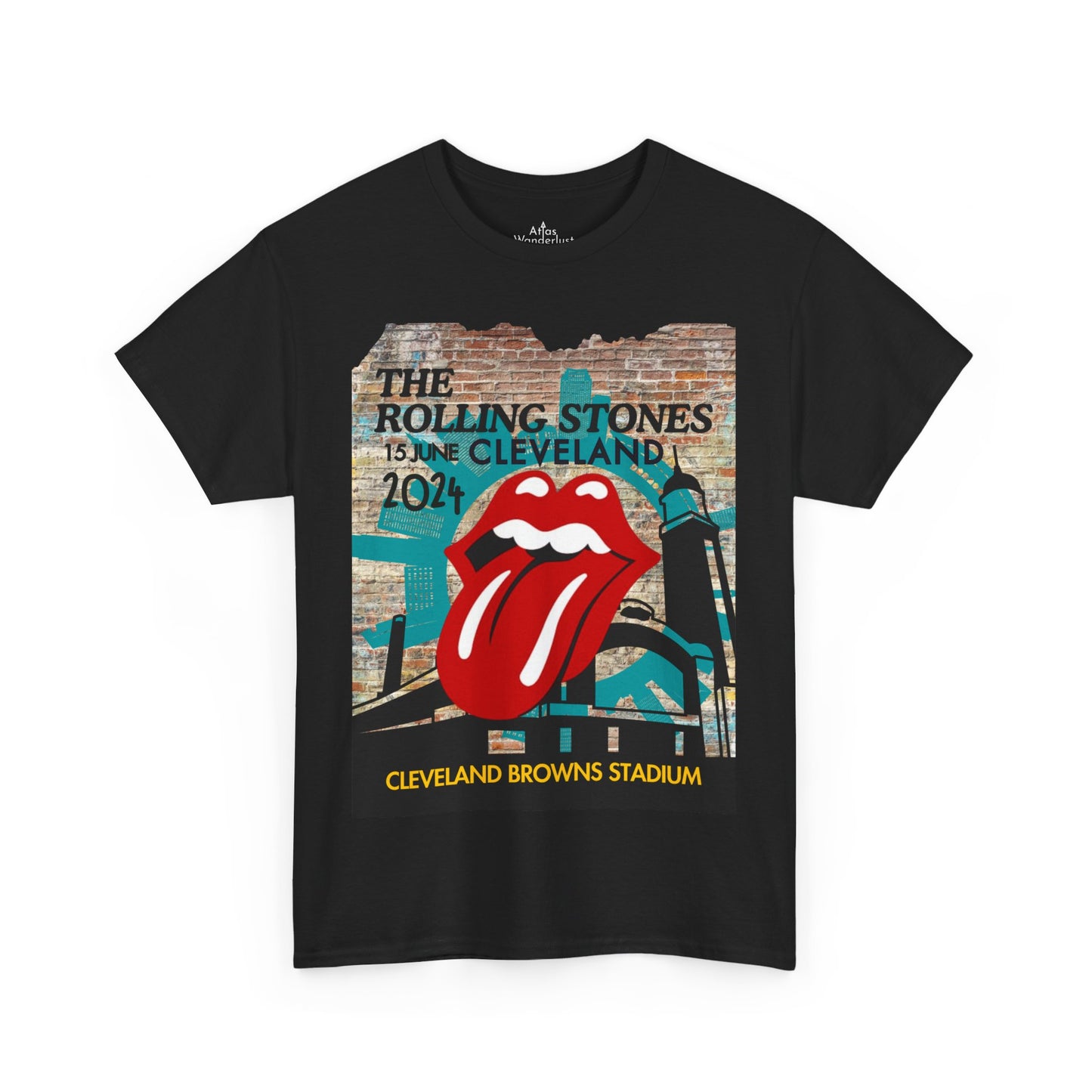 Rolling Stones T-Shirt Cleveland Concert Unisex Classic Fit