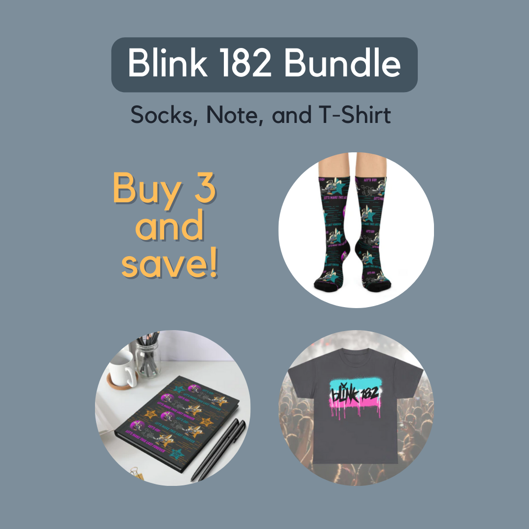 Blink 182 Notebook, First Date