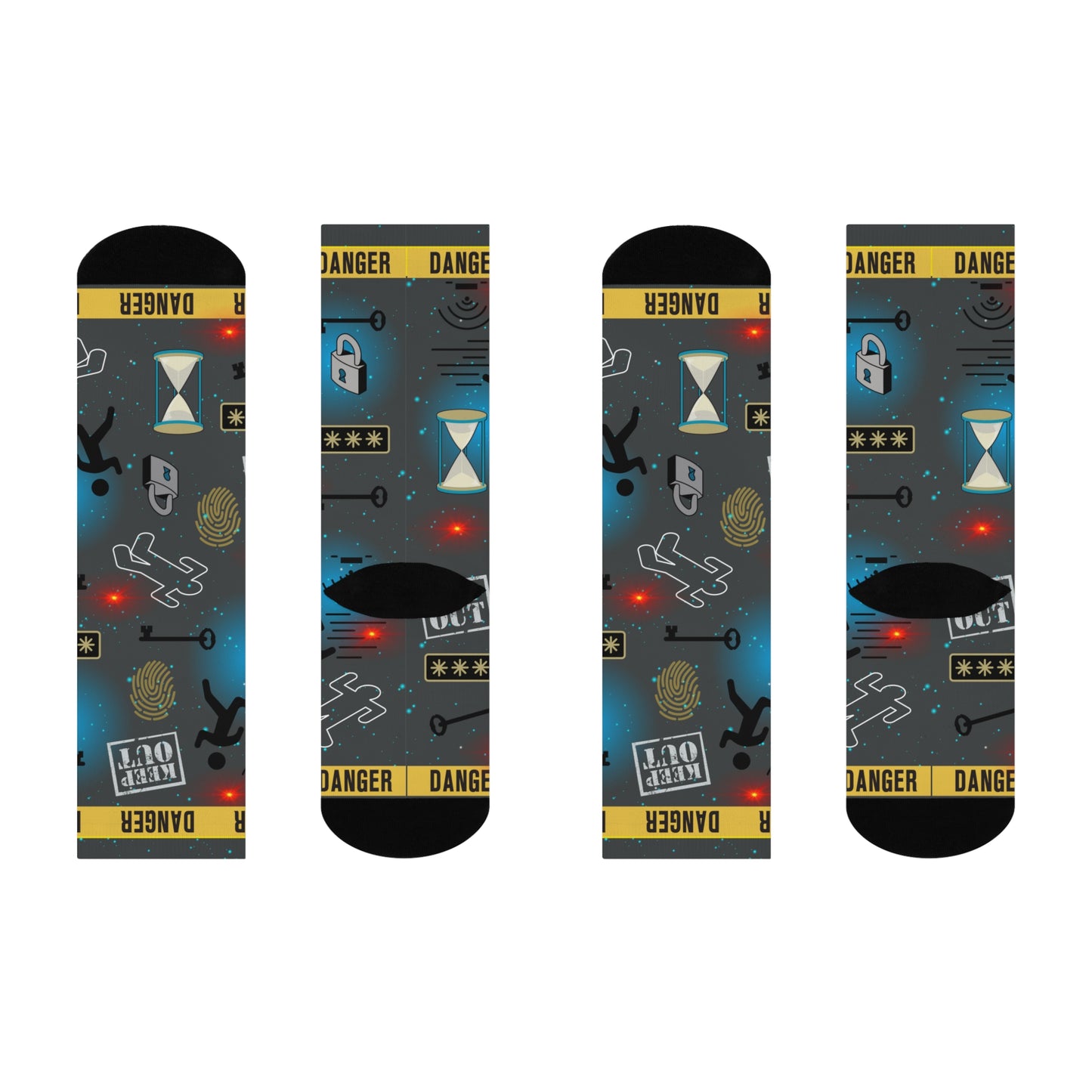 Escape Room Socks Unisex Stretchy