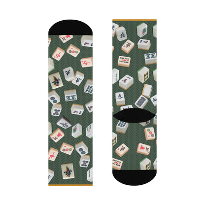 Mahjong Crew Socks Colorful Unisex Original