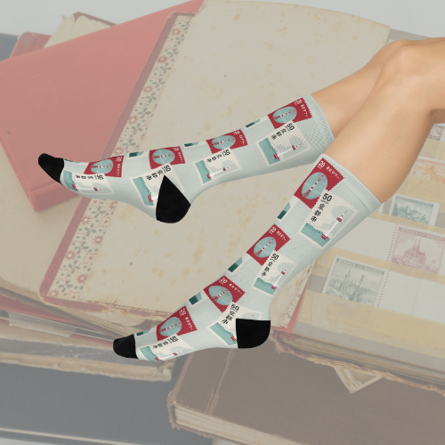 Asian socks stamps