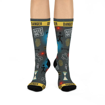 Escape Room Socks Unisex Adult Stretchy Mid Calf Original