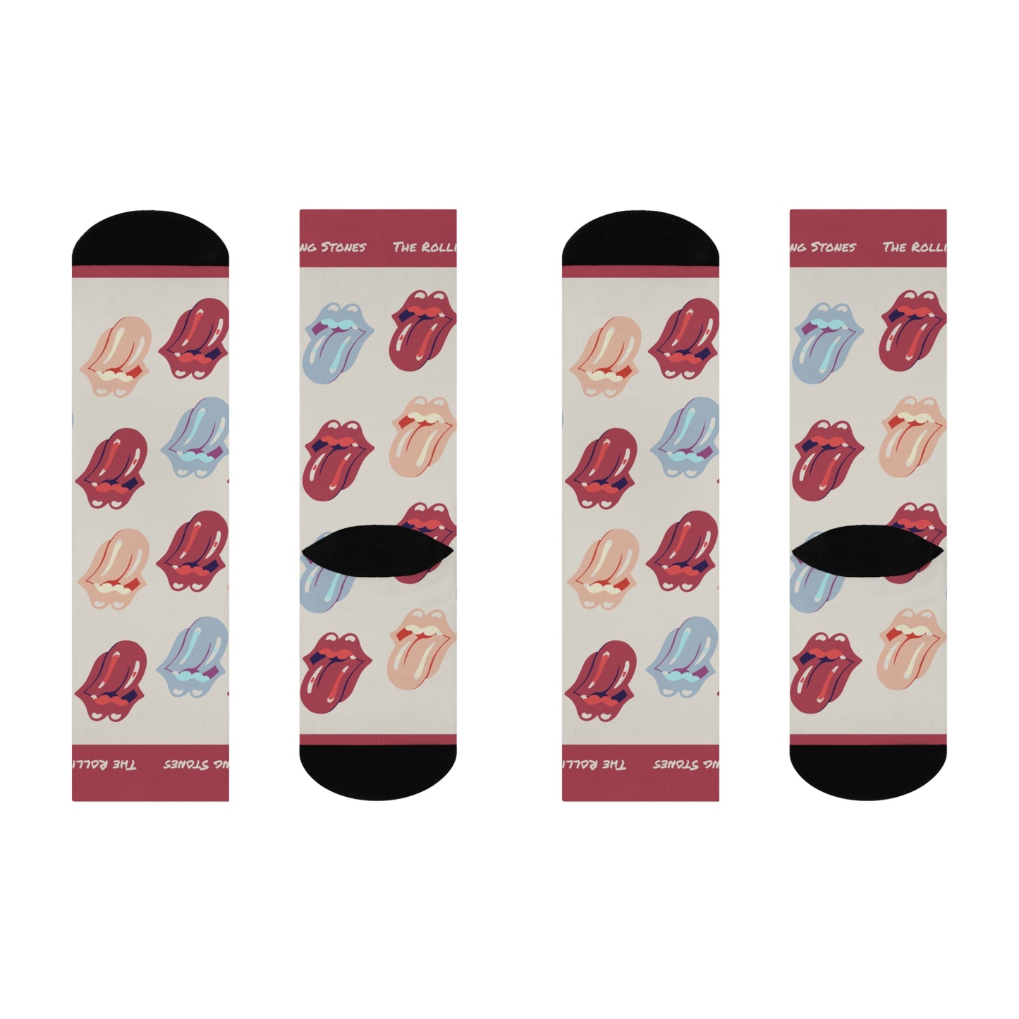 Rolling Stones Socks Some Girls Unisex Adult Stretchy Mid Calf Original