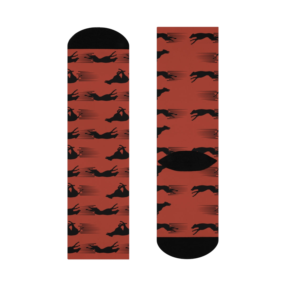 Greyhound, IG, Whippet Socks, Orange, Trendy, Men's and Women's - The Dapper Dogg