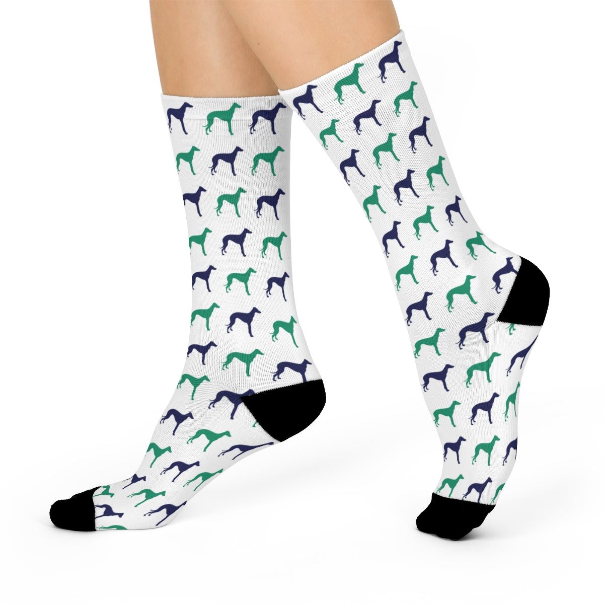Greyhound Crew Socks! Greyt dogs all! Whippets and Italian Greyhounds - The Dapper Dogg
