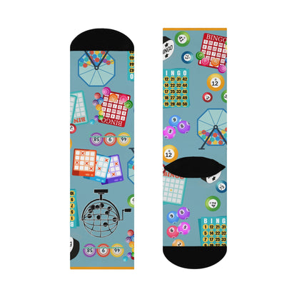 Bingo Socks Game Fun Unisex Adult Stretchy Mid Calf Original