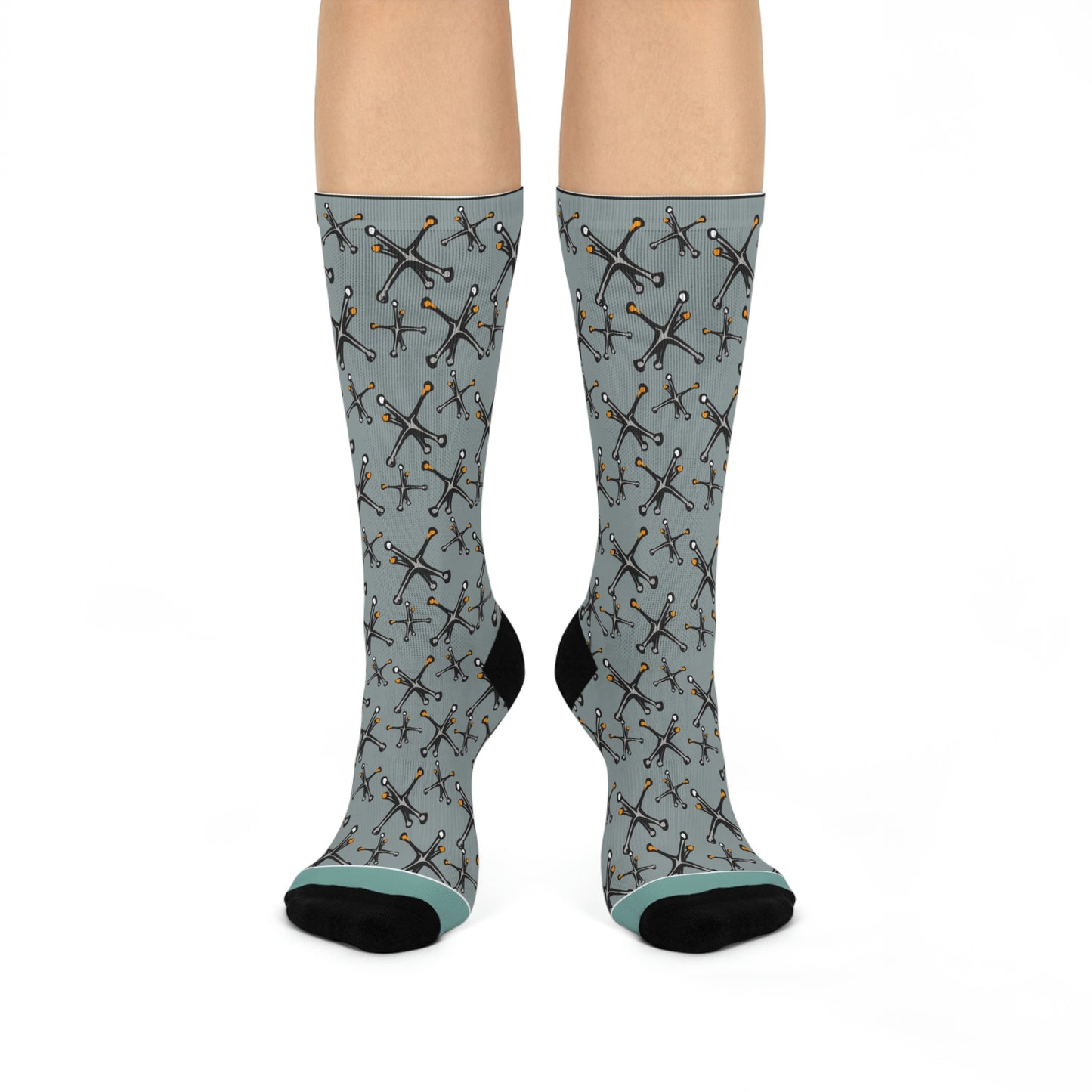 Jacks Socks! Vintage Unisex Adult Stretchy Mid Calf Original