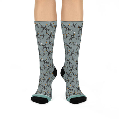 Jacks Socks! Vintage Unisex Adult Stretchy Mid Calf Original
