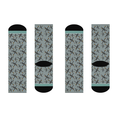 Jacks Socks! Vintage Unisex Adult Stretchy Mid Calf Original