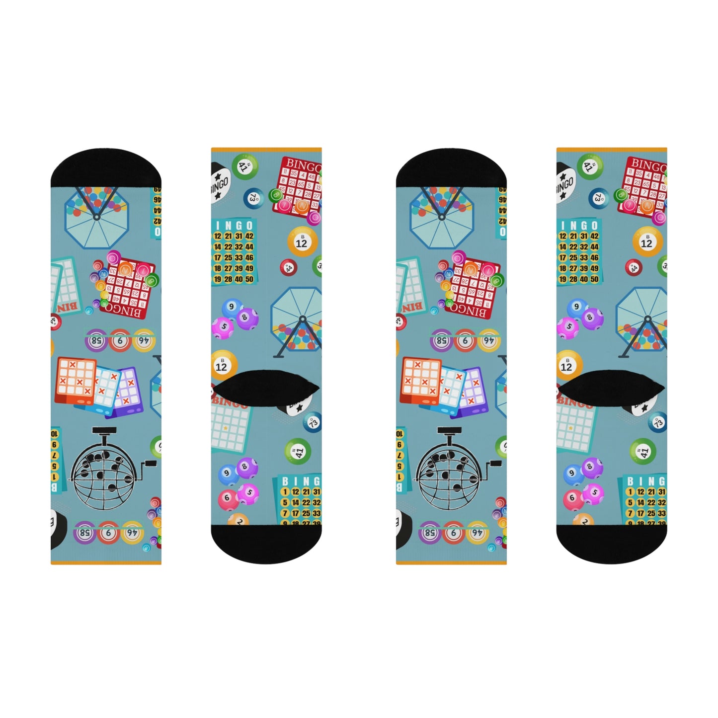 Bingo Socks Game Fun Unisex Adult Stretchy Mid Calf Original