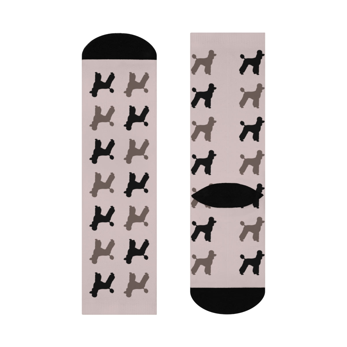 Poodle Crew Socks! 50's Style, great gift! classic, preppy design Standard Poodle - The Dapper Dogg