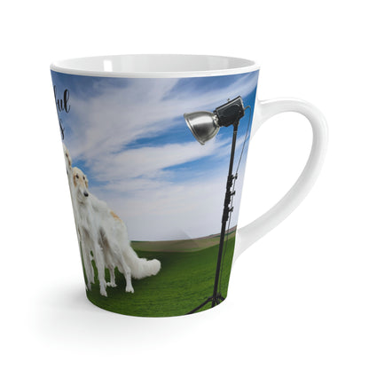 Beautiful Borzoi Mug | Borzoi Latte Mug | The Dapper Dogg