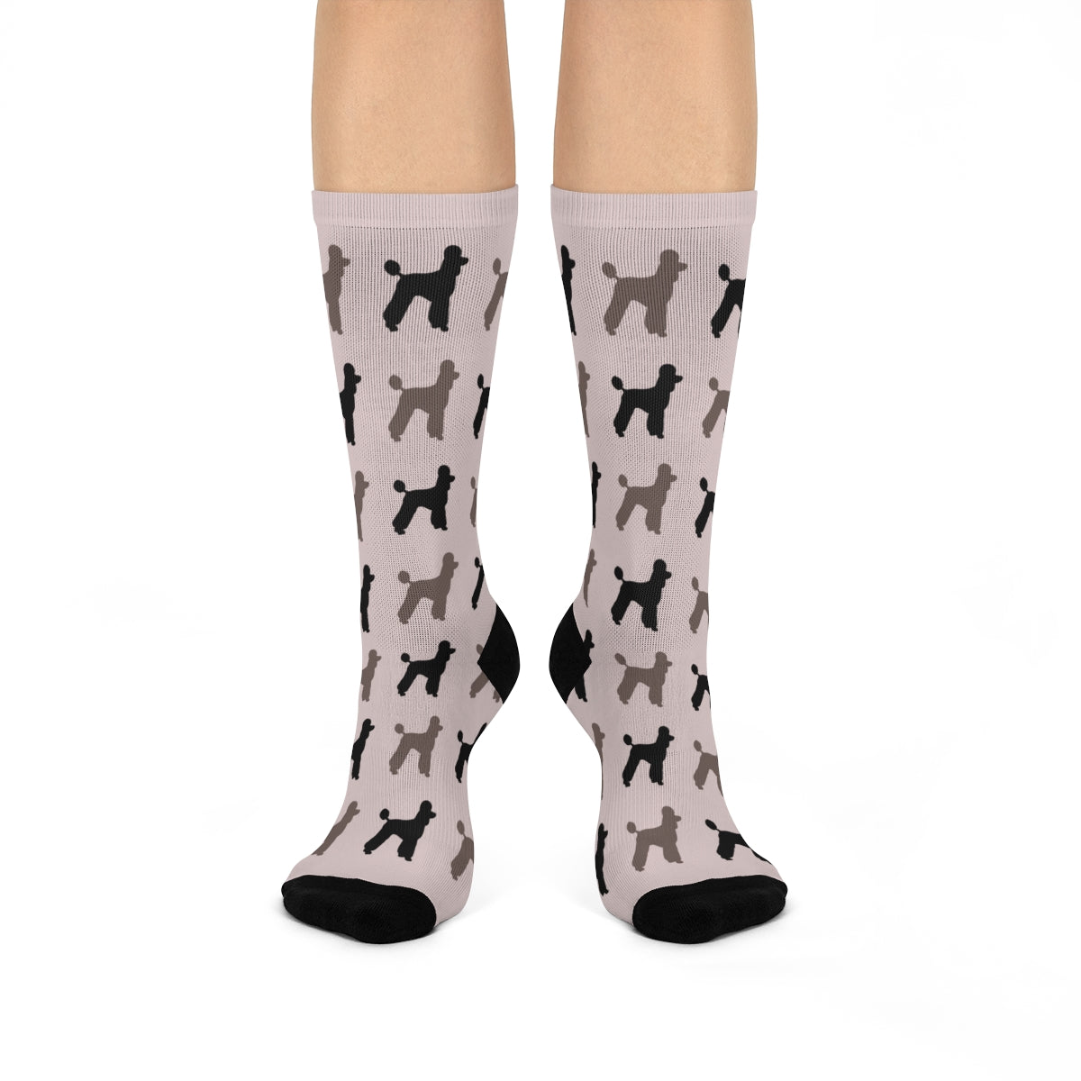 Poodle Crew Socks! 50's Style, great gift! classic, preppy design Standard Poodle - The Dapper Dogg